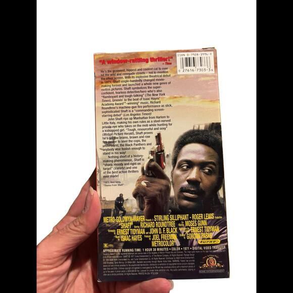 Shaft - Soul Cinema VHS Tape - Classic 1971 Film - Picture 2 of 3